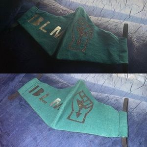 Green BLM facemasks